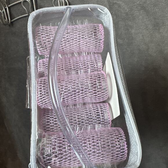 Conair Brush Rollers Tight Bouncy Curls Hair Rollers Assorted 36 PC & Picks 2019 - Picture 7 of 7